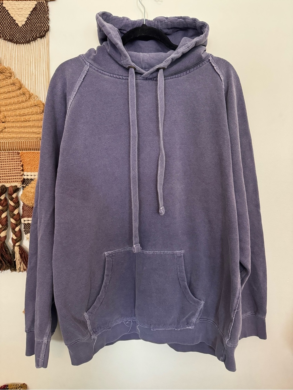Comfort Colors Garment-Dyed Hoodie - Faded Purple/Grey - Men's L